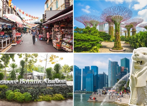 シンガポール市内観光と世界遺産シンガポール植物園